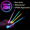 Joyfy 100 Pcs Glow Sticks Bulk, 8" Glow in The Dark Neon Party Supplies, Glow Bracelets and Necklaces Party Pack