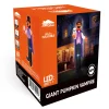 Joyfy 12 ft Giant Halloween Inflatable Pumpkin Ghost Vampire with Skull Decoration with Built-in LEDs, Ghost Halloween D