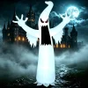 Joyfy 12ft Halloween Ghost Inflatable, Giant Ghosts inflatables with Build-in LEDs Outdoor Decorations, Blow Ups Hallowe