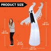 Joyfy 12ft Halloween Ghost Inflatable, Giant Ghosts inflatables with Build-in LEDs Outdoor Decorations, Blow Ups Hallowe