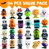 Joyfy 24 Pcs Halloween Wind Up Toys for Kids Gifts, Toys Bulk for Halloween Party Favors, Goody Treat Bag Stuffers Fille