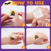 Joyfy 300+ Halloween Temporary Tattoos, Glow in The Dark Tattoos for Kids, Halloween Toys Bulk, Halloween Trick or Treat