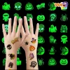 Joyfy 300+ Halloween Temporary Tattoos, Glow in The Dark Tattoos for Kids, Halloween Toys Bulk, Halloween Trick or Treat