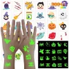 Joyfy 300+ Halloween Temporary Tattoos, Glow in The Dark Tattoos for Kids, Halloween Toys Bulk, Halloween Trick or Treat