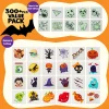 Joyfy 300+ Halloween Temporary Tattoos, Glow in The Dark Tattoos for Kids, Halloween Toys Bulk, Halloween Trick or Treat