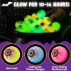 Joyfy 36 Pcs Halloween Bouncy Balls, Glow in The Dark Bouncy Balls Halloween Toys for Kids, for Trick or Treaters, Hallo