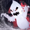 Joyfy 4.5 FT Halloween Inflatable Decorations Outdoor Scary Flying Ghost Broke Out from Window with Built-in LED Blow Up