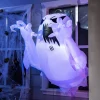 Joyfy 4.5 FT Halloween Inflatable Decorations Outdoor Scary Flying Ghost Broke Out from Window with Built-in LED Blow Up