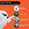 Joyfy 4.5 FT Halloween Inflatable Decorations Outdoor Scary Flying Ghost Broke Out from Window with Built-in LED Blow Up