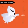 Joyfy 4.5 FT Halloween Inflatable Decorations Outdoor Scary Flying Ghost Broke Out from Window with Built-in LED Blow Up
