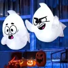 Joyfy 4.5 FT Halloween Inflatable Decorations Outdoor Scary Flying Ghost Broke Out from Window with Built-in LED Blow Up