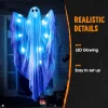 Joyfy 47" Halloween Hanging Light up Ghost Decorations Outdoor