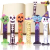 Joyfy 48 Pcs Halloween Pencils Bulk with Eraser for Kids, Colorful Pencils Stationery Pencil Set, Halloween Favors Prize