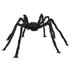 Joyfy 5 ft Scary Giant Spider Halloween Decorations Outdoor, Poseable Spider Lifelike Hairy Prop for Yard, Haunted House