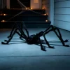 Joyfy 5 ft Scary Giant Spider Halloween Decorations Outdoor, Poseable Spider Lifelike Hairy Prop for Yard, Haunted House