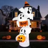 Joyfy 5ft Halloween Inflatables Light up Cute Ghost