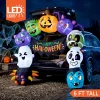 Joyfy 6 ft Halloween Inflatable Archway Decoration with Multi-Characters, Trunk or Treat Car Decorations Kit Archway wit