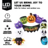 Joyfy 6 ft Halloween Inflatable Archway Decoration with Multi-Characters, Trunk or Treat Car Decorations Kit Archway wit