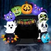 Joyfy 6 ft Halloween Inflatable Archway Decoration with Multi-Characters, Trunk or Treat Car Decorations Kit Archway wit