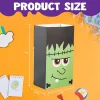 Joyfy 60 PCS Halloween Treat Bags with Stickers, Halloween Trick or Treat Bags for Kids Halloween Party Favors Exchange,