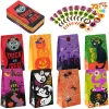 Joyfy 60 PCS Halloween Treat Bags with Stickers, Halloween Trick or Treat Bags for Kids Halloween Party Favors Exchange,