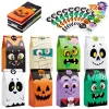 Joyfy 60 PCS Halloween Treat Bags with Stickers, Halloween Trick or Treat Bags for Kids Halloween Party Favors Exchange,