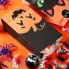 Joyfy 60 PCS Halloween Treat Bags with Stickers, Halloween Trick or Treat Bags for Kids Halloween Party Favors Exchange,