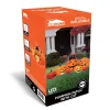 Joyfy 7 ft Halloween Inflatable Long Pumpkin with Witch's Cat Decorations Inflatables with Build-in LEDs, Halloween Deco