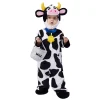 Joyfy Baby Cow Costume with Milking Bucket for Toddler, Kids Halloween Farm Party Dress up Role Playing Cosplay 0-5 Year