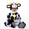 Joyfy Baby Cow Costume with Milking Bucket for Toddler, Kids Halloween Farm Party Dress up Role Playing Cosplay 0-5 Year