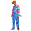 Joyfy Creepy Doll Costume for Women, Family Matching Killer Doll Costume for Halloween Fancy Dress up Cosplay