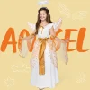 Joyfy Halloween Angel Costume for Girls, Angel Dress for Kids, Guardian Angel Set for Halloween Costumes Themed Party Co