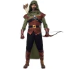 Joyfy Robin Hood Costume for Men Renaissance Medieval Costume Outfit Set for Adult Halloween Dress Up Party
