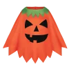 Joyfy Women Pumpkin Poncho Costume Adult, Pumpkin Costume Halloween Costumes for Women Fancy Dress Cosplay