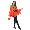 Joyfy Women Pumpkin Poncho Costume Adult, Pumpkin Costume Halloween Costumes for Women Fancy Dress Cosplay
