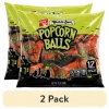 Kathy Kaye's Halloween Sweet & Salty Popcorn Balls, 12 Count. Gluten Free, Peanut and Tree-Nut Free