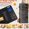 KBS 17-in-1 Stainless Steel Bread Machine, 710W, 2 lb - Dual Heaters