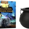 kcavykas Halloween LED Witch Jar Atomizer Lamp, Black, 13.34x4.33in - Decor