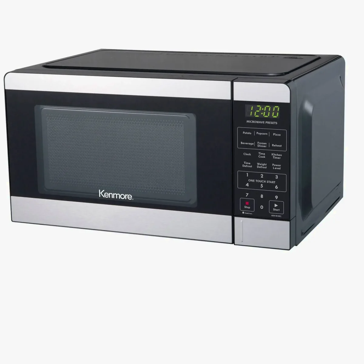 Kenmore Countertop Microwave Oven, 0.7 Cu Ft, Stainless Steel