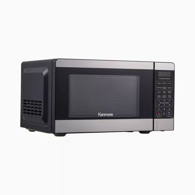 Kenmore Countertop Microwave Oven, 0.7 Cu Ft, 700W, Stainless Steel - Digital Display