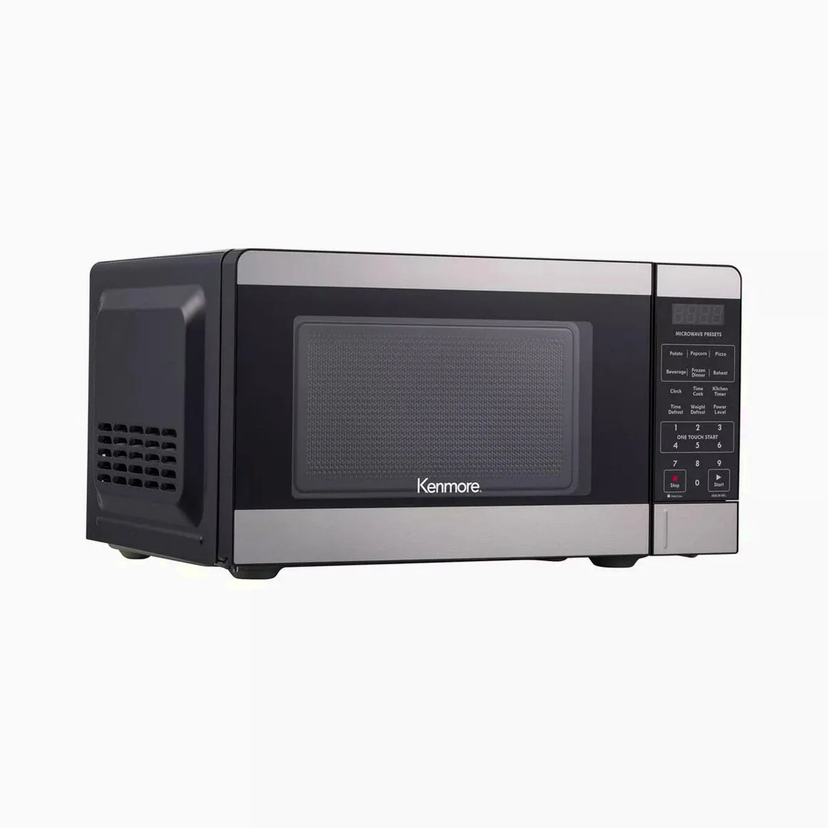 Kenmore Countertop Microwave Oven, 0.7 Cu Ft, 700W, Stainless Steel - Digital Display