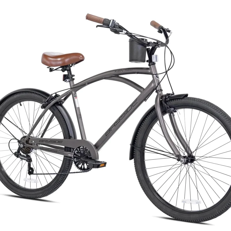 Kent Men's Bayside Cruiser Bike 26 in Satin Cocoa