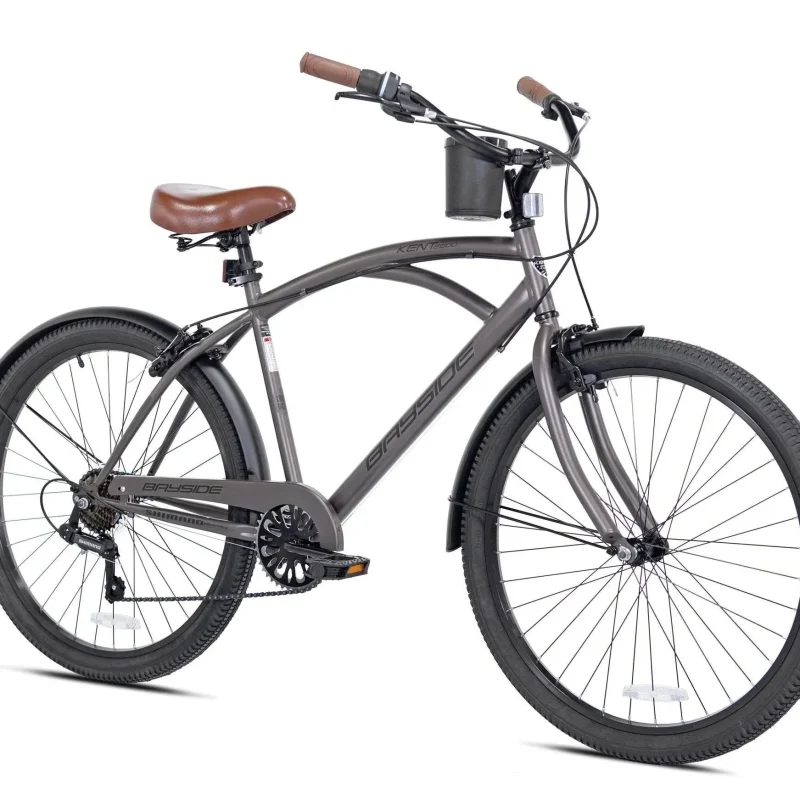 Kent Men's Cruiser Bike 26 in Satin Cocoa - Bayside