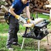 Keter Folding Work Table With 2 12 Inch Clamps, Black/Yellow - 17182239