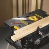 Keter Folding Work Table, 1000 lbs Capacity, Two 12 in Clamps, Black/Yellow - 197283
