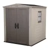 Keter Resin Outdoor Storage Shed, Taupe, 8 x 11 Foot - Factor