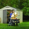 Keter Resin Outdoor Storage Shed, Taupe, 8 x 11 Foot - Factor