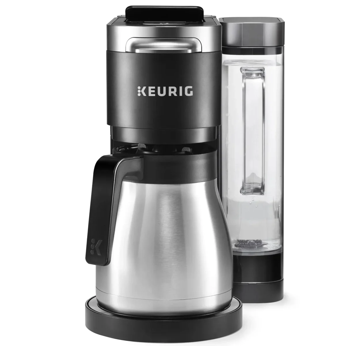 Keurig Single Serve & Carafe Coffee Maker, 60 oz Water Reservoir, 12-Cup Thermal Carafe - K-Duo Plus