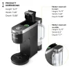 Keurig Single Serve & Carafe Coffee Maker, 60 oz Water Reservoir, 12-Cup Thermal Carafe - K-Duo Plus