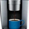 Keurig Single Serve K-Cup Pod Coffee Maker, Brushed Silver - K-Elite